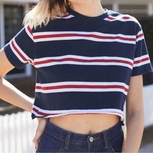 Striped Crop Top